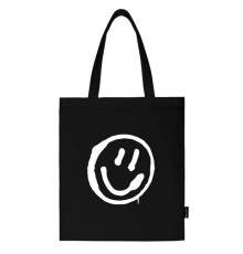 Сумка шоппер BRAUBERG, канвас, 40х35 см, черный, 