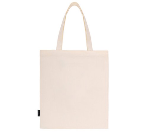 Сумка шоппер BRAUBERG PREMIUM, канвас, 40х35 см, на кнопке, карман, бежевый, 