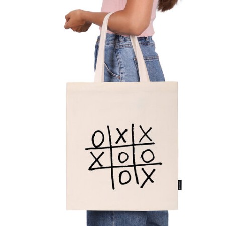 Сумка шоппер BRAUBERG PREMIUM, канвас, 40х35 см, на кнопке, карман, бежевый, 