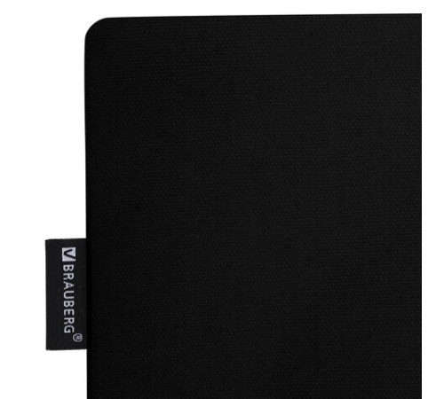Сумка шоппер BRAUBERG PREMIUM, канвас, 40х35 см, на кнопке, карман, черный, 