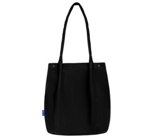 Сумка шоппер BRAUBERG MOMENTS, вельвет, 35х30 см, черный, 271905