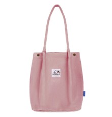 Сумка шоппер BRAUBERG MOMENTS, вельвет, 35х30 см, розовый, 271907