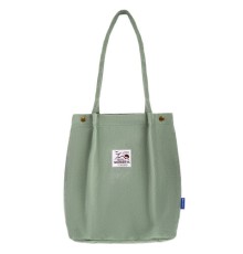 Сумка шоппер BRAUBERG MOMENTS, вельвет, 35х30 см, мятный, 271908