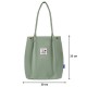 Сумка шоппер BRAUBERG MOMENTS, вельвет, 35х30 см, мятный, 271908