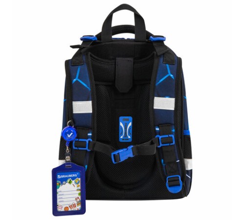 Ранец BRAUBERG PREMIUM, 2 отделения, с брелком, 
