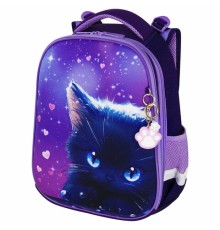 Ранец BRAUBERG PREMIUM, 2 отделения, с брелоком, 