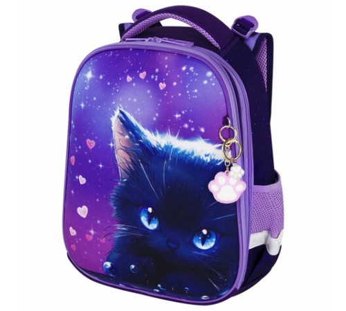 Ранец BRAUBERG PREMIUM, 2 отделения, с брелоком, 