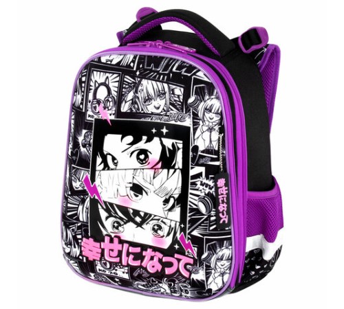 Ранец BRAUBERG PREMIUM, 2 отделения, с брелоком, 