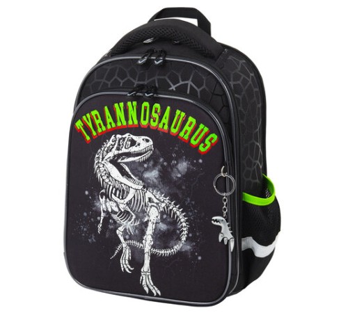 Ранец BRAUBERG QUADRO, 3 отделения, с брелком, 