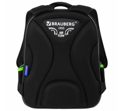 Ранец BRAUBERG QUADRO, 3 отделения, с брелком, 