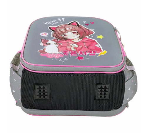 Ранец BRAUBERG QUADRO, 3 отделения, с брелком, 