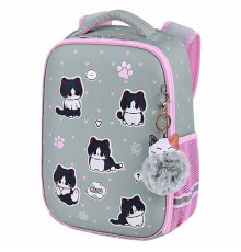 Ранец BRAUBERG LIGHT, 1 отделение, с брелоком, 