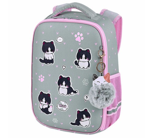 Ранец BRAUBERG LIGHT, 1 отделение, с брелоком, 