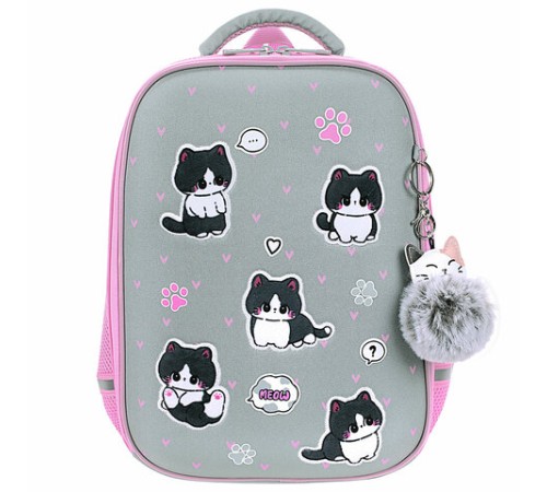 Ранец BRAUBERG LIGHT, 1 отделение, с брелоком, 