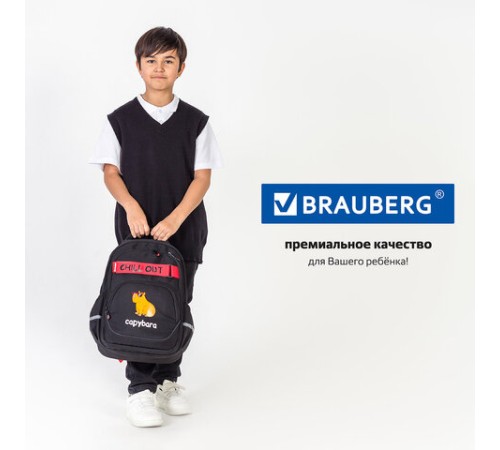 Рюкзак BRAUBERG MOTION, 2 отделения, 3 кармана, 