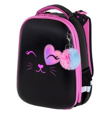 Ранец BRAUBERG SHINY, 2 отделения, с брелком, 