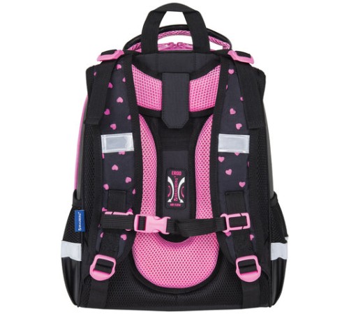 Ранец BRAUBERG SHINY, 2 отделения, с брелком, 