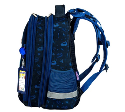 Ранец ЮНЛАНДИЯ EXTRA, с дополнительным объемом, 2 отделения, 