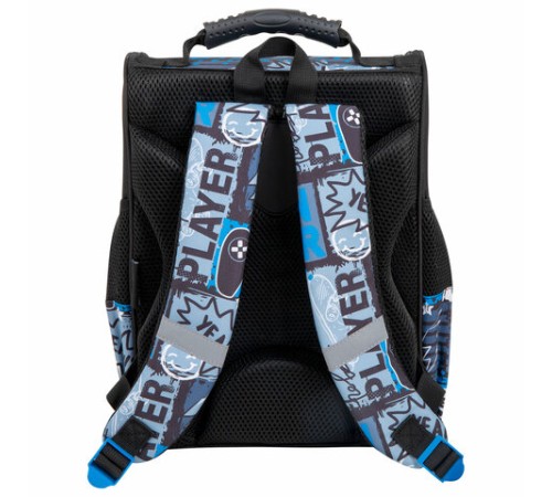 Ранец ПИФАГОР BASIC, 1 отделение, 3 кармана, эргономичная спинка, 