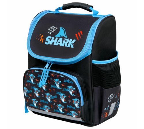 Ранец ПИФАГОР BASIC, 1 отделение, 3 кармана, эргономичная спинка, 