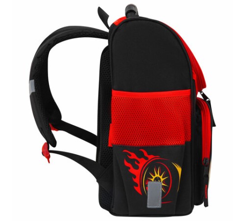 Ранец ПИФАГОР BASIC, 1 отделение, 3 кармана, эргономичная спинка, 