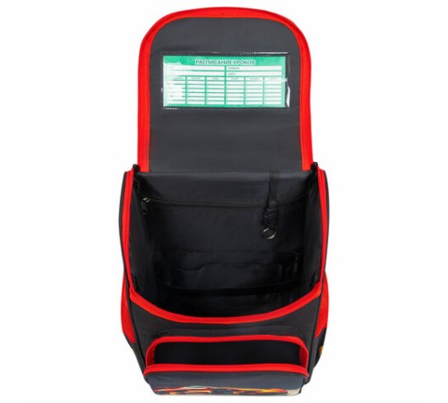 Ранец ПИФАГОР BASIC, 1 отделение, 3 кармана, эргономичная спинка, 