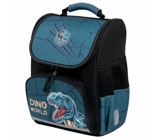 Ранец ПИФАГОР BASIC, 1 отделение, 3 кармана, эргономичная спинка, 