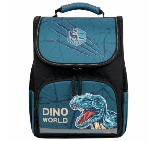 Ранец ПИФАГОР BASIC, 1 отделение, 3 кармана, эргономичная спинка, 