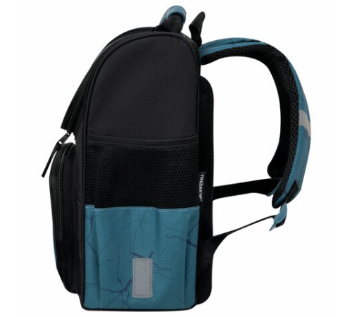 Ранец ПИФАГОР BASIC, 1 отделение, 3 кармана, эргономичная спинка, 