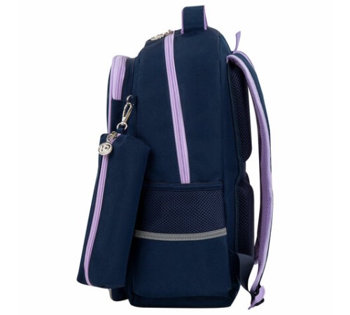 Рюкзак ЮНЛАНДИЯ COMPLETE, с пеналом в комплекте, эрго-спинка, 