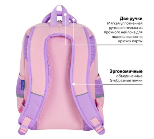 Рюкзак BRAUBERG STAR, 1 отделение, 5 карманов, 