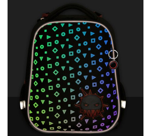 Ранец BRAUBERG LUMINOUS, 2 отделения, с брелоком, 