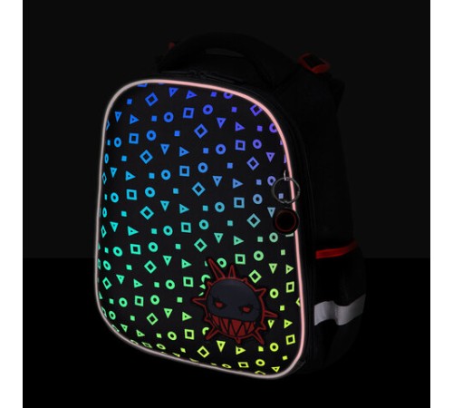 Ранец BRAUBERG LUMINOUS, 2 отделения, с брелоком, 