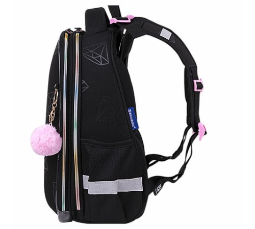 Ранец BRAUBERG LUMINOUS, 2 отделения, с брелоком, 