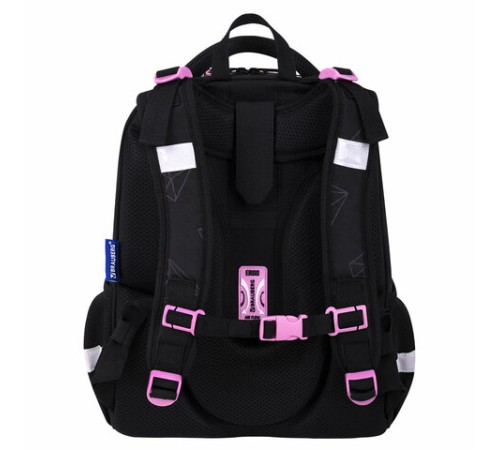 Ранец BRAUBERG LUMINOUS, 2 отделения, с брелоком, 