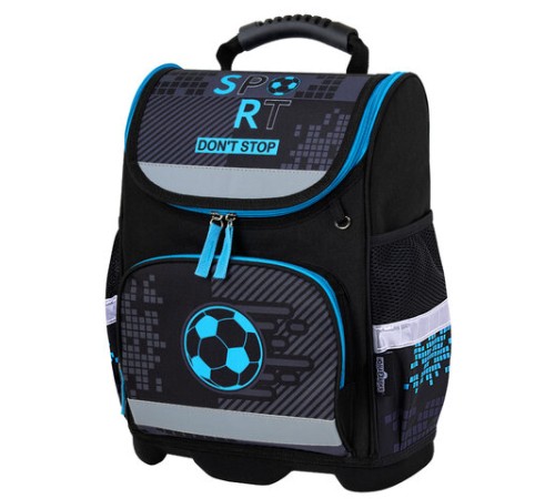 Ранец ЮНЛАНДИЯ WISE, 1 отделение, 3 кармана, устойчивое дно, 