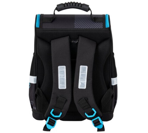 Ранец ЮНЛАНДИЯ WISE, 1 отделение, 3 кармана, устойчивое дно, 