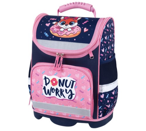 Ранец ЮНЛАНДИЯ WISE, 1 отделение, 3 кармана, устойчивое дно, 