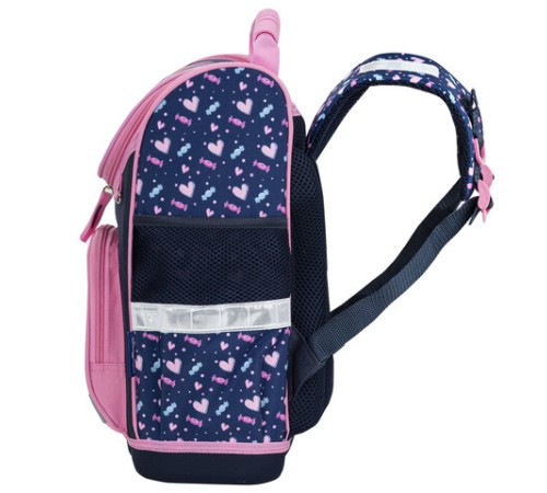 Ранец ЮНЛАНДИЯ WISE, 1 отделение, 3 кармана, устойчивое дно, 