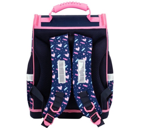 Ранец ЮНЛАНДИЯ WISE, 1 отделение, 3 кармана, устойчивое дно, 