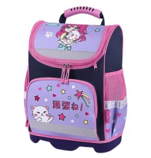 Ранец ЮНЛАНДИЯ WISE, 1 отделение, 3 кармана, устойчивое дно, 