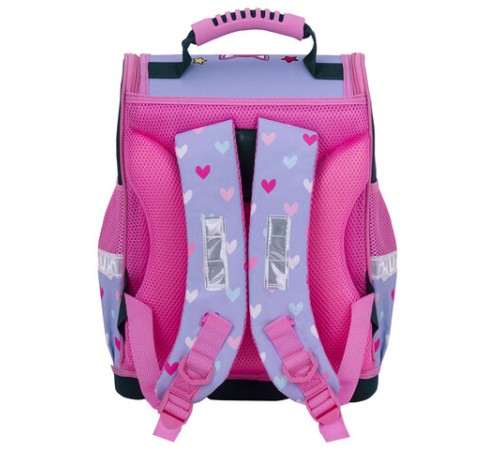 Ранец ЮНЛАНДИЯ WISE, 1 отделение, 3 кармана, устойчивое дно, 