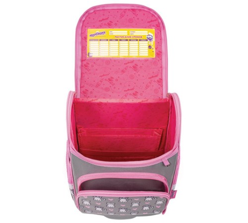 Ранец ЮНЛАНДИЯ WISE, 1 отделение, 3 кармана, устойчивое дно, 