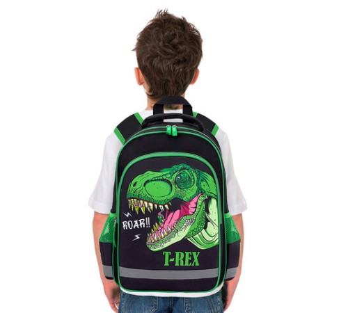 Рюкзак ПИФАГОР SCHOOL, 1 отделение, 3 кармана, 