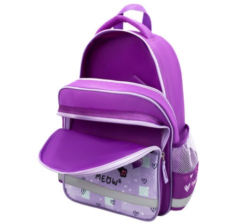 Рюкзак ПИФАГОР SCHOOL, 1 отделение, 3 кармана, 