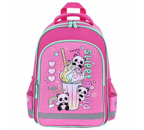 Рюкзак ПИФАГОР SCHOOL, 1 отделение, 3 кармана, 