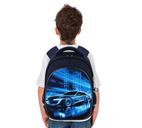 Рюкзак BRAUBERG OPTIMA, 2 отделения, с брелоком, 