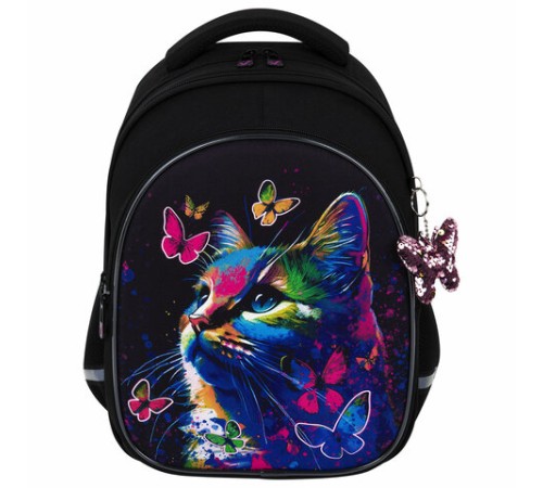 Рюкзак BRAUBERG OPTIMA, 2 отделения, с брелоком, 