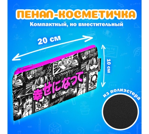 Папка на молнии с ручками А4, мешок для обуви 42х33 см, пенал 20х10 см, 