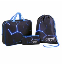 Папка на молнии с ручками А4, мешок для обуви 42х33 см, пенал 20х10 см, 